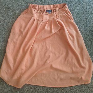 Orange Circle Skirt
